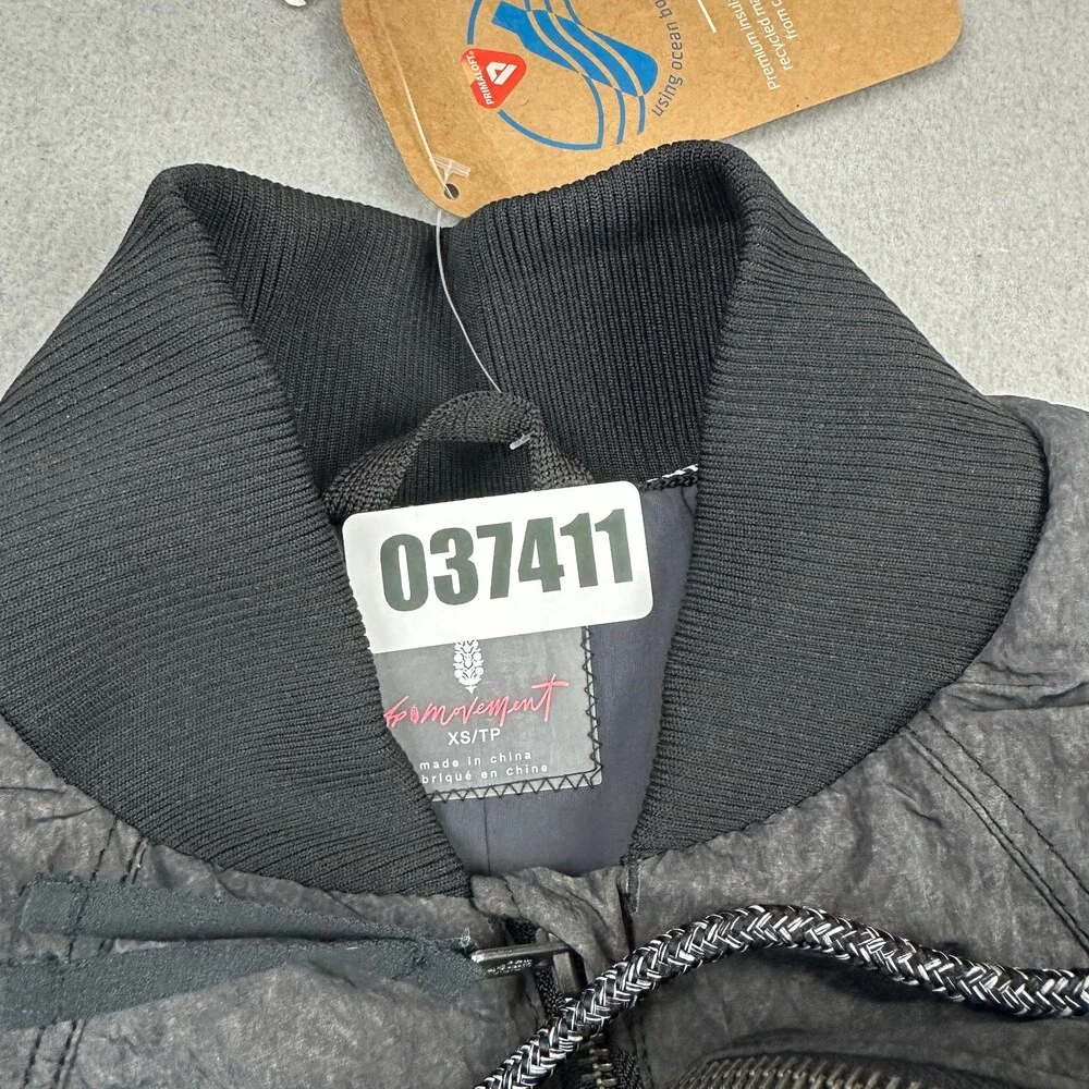 Free People Movement Jacket XS Gray Tricked Out Trek Lightweight Oversize
